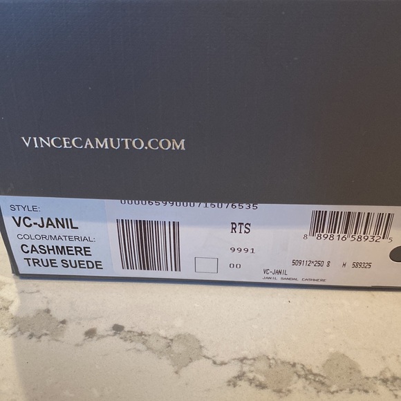 Vince Camuto Janil cashmere true suede sandals - Picture 7 of 7